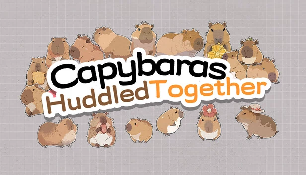 水豚们挤在一起（Capybaras Huddled Together） 游戏封面