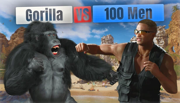 大猩猩对战100人（Gorilla Vs 100 Men） 游戏封面