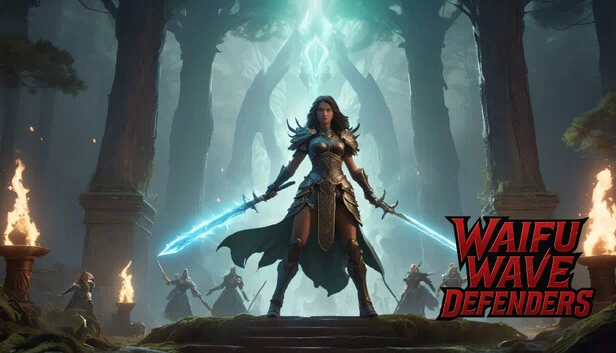 Waifu Wave Defenders 游戏封面