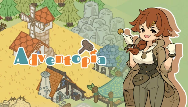 退休冒险家的小镇 Adventopia 游戏封面
