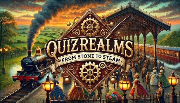 测验领域：从石器到蒸汽（Quizrealms: From Stone to Steam） 游戏封面