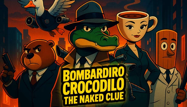 轰炸机鳄鱼：赤裸线索（Bombardiro Crocodilo: The Naked Clue） 游戏封面