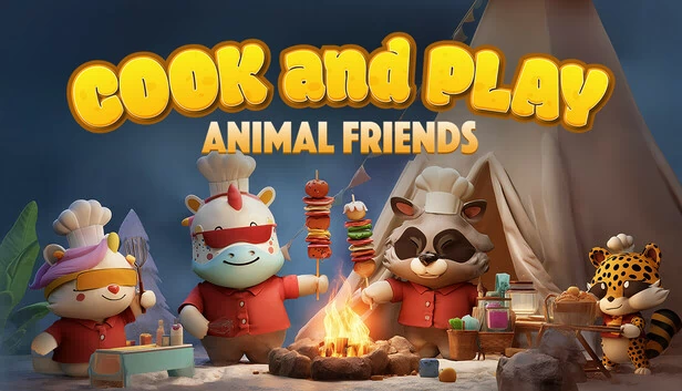 烹饪与游玩：动物朋友（Cook and Play: Animal Friends） 游戏封面
