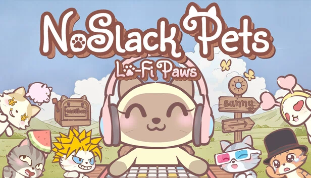 NoSlack Pets: Lo-Fi Paws 游戏封面