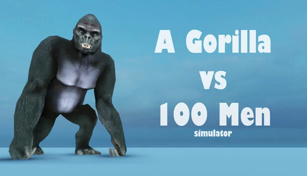 一只大猩猩对战100人模拟器（A Gorilla vs 100 Men Simulator） 游戏封面