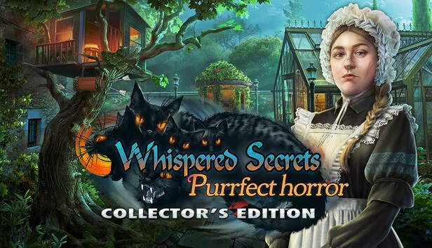 低语的秘密：完美恐怖 收藏版（Whispered Secrets: Purrfect Horror Collector's Edition） 游戏封面
