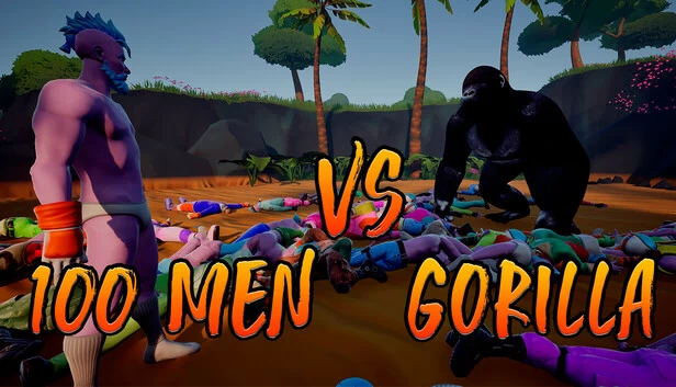 100人VS大猩猩（100 Men VS Gorilla） 游戏封面
