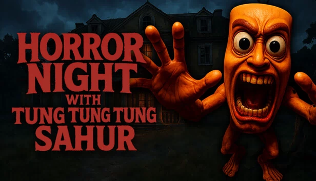 恐怖之夜与Tung Tung Tung Sahur(Horror Night with Tung Tung Tung Sahur) 游戏封面