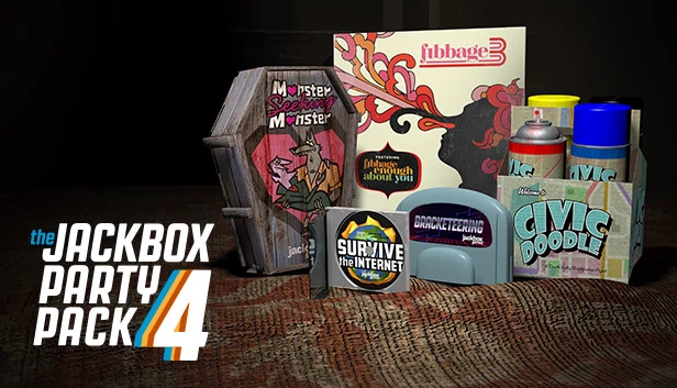 杰克盒子的派对游戏包4（The Jackbox Party Pack 4） 游戏封面