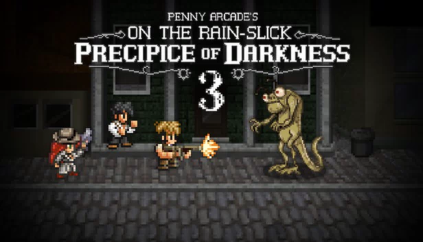 彭尼街道冒险3：暗黑雨崖（Penny Arcade's On the Rain-Slick Precipice of Darkness 3） 游戏封面