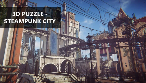 3D 拼图 - 蒸汽朋克城市（3D PUZZLE - Steampunk City） 游戏封面