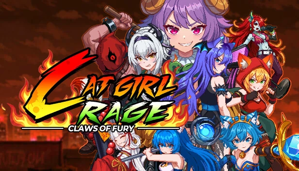 猫娘之怒：狂怒之爪（Catgirl Rage: Claws of Fury） 游戏封面