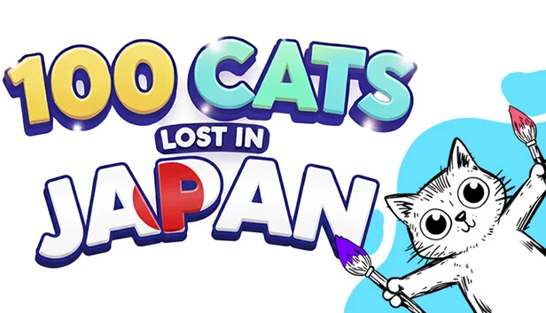 100只猫迷失在日本 寻找与涂色（100 Cats Lost In Japan Find & Color） 游戏封面