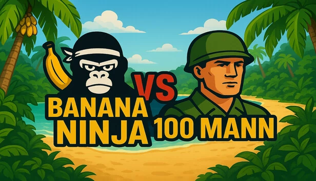 香蕉忍者VS100人（Banana Ninja VS 100 Mann） 游戏封面