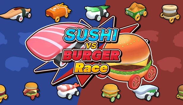 寿司 vs 汉堡 竞速赛（SUSHI vs BURGER Race） 游戏封面