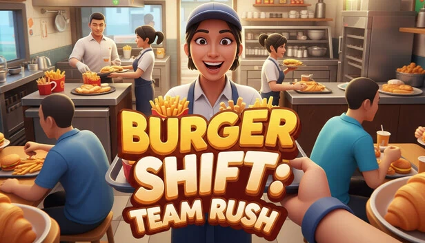 汉堡移位：团队冲刺（Burger Shift: Team Rush） 游戏封面