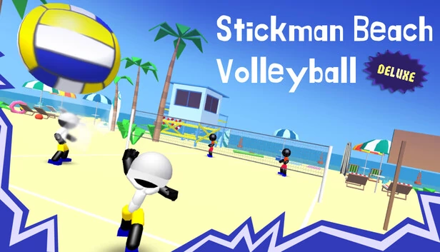 火柴人沙滩排球 豪华版（Stickman Beach Volleyball DELUXE） 游戏封面