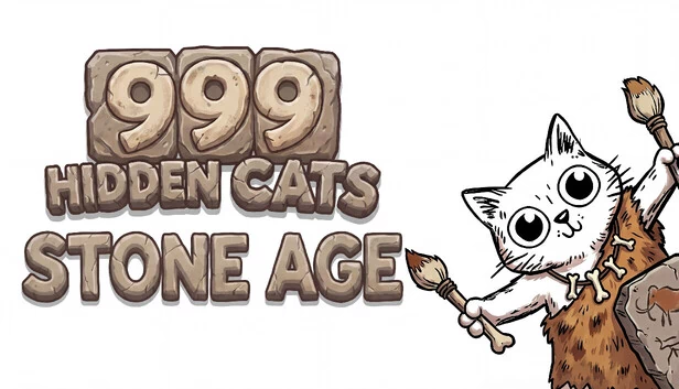 999只隐藏猫：石器时代一起（999 Hidden Cats: Stone Age Together） 游戏封面