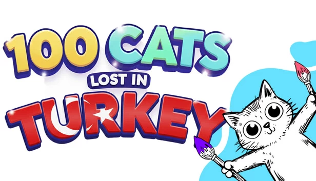 100只迷失在土耳其的猫 寻找与涂色（100 Cats Lost in Turkey Find & Color） 游戏封面