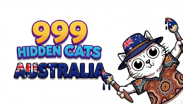 999只隐藏猫咪：澳大利亚一起（999 Hidden Cats: Australia Together） 游戏封面