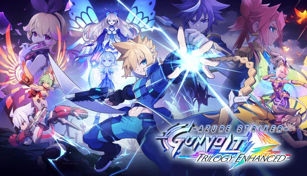 苍蓝雷霆 刚伏特 三部曲 增强版（Azure Striker Gunvolt Trilogy Enhanced） 游戏封面