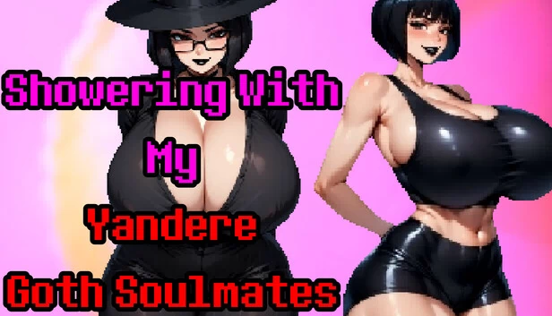与我的病娇哥特灵魂伴侣共浴（Showering With My Yandere Goth Soulmates） 游戏封面