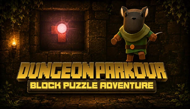 地下城跑酷方块拼图冒险（Dungeon Parkour Block Puzzle Adventure） 游戏封面
