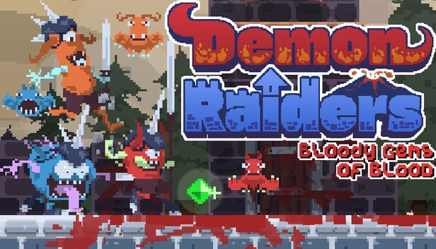 恶魔突袭者：血腥宝石（Demon Raiders: Bloody Gems of Blood） 游戏封面