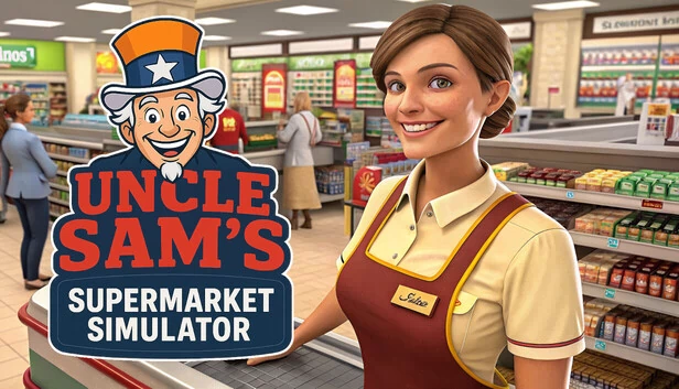 山姆大叔超市模拟器（Uncle Sam's Supermarket Simulator） 游戏封面