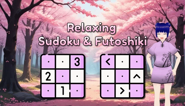 轻松数独与不等式（Relaxing Sudoku and Futoshiki） 游戏封面
