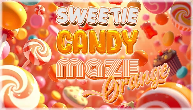 甜心糖果迷宫：橙色（Sweetie Candy Maze: Orange） 游戏封面