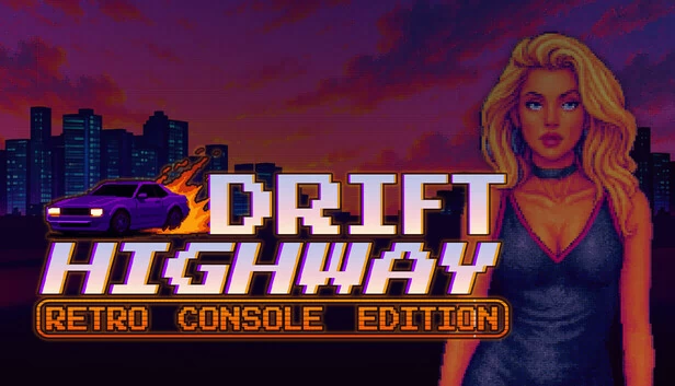 漂移公路：复古主机版（Drift Highway: Retro Console Edition） 游戏封面