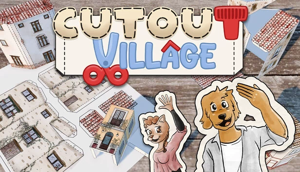 剪纸村庄（Cutout Village） 游戏封面