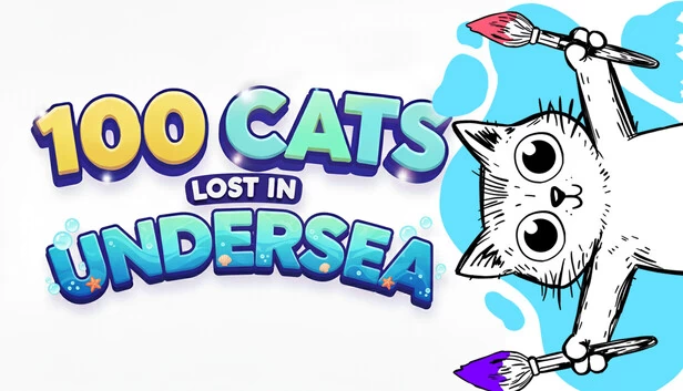 100只猫咪迷失海底奇观（100 Cats Lost in Undersea Wonders） 游戏封面