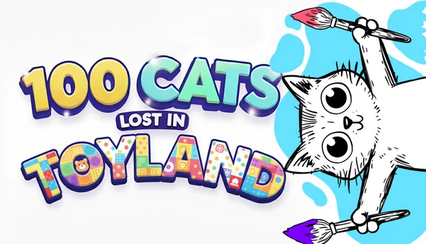100只猫咪迷失玩具国大冒险（100 Cats Lost in Toyland Trouble） 游戏封面