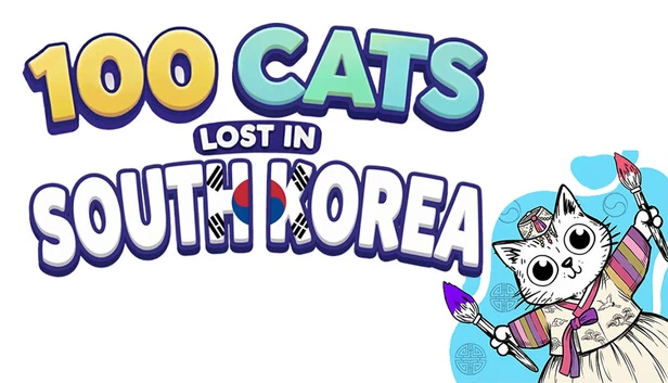 100只猫咪迷失韩国 寻找与涂色（100 Cats Lost in South Korea Find & Color） 游戏封面