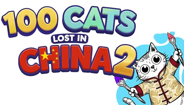 100只猫迷失中国2 寻找与涂色(100 Cats Lost in China 2 Find & Color) 游戏封面