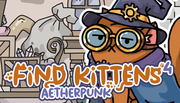 寻找小猫4：以太朋克（FIND KITTENS 4: Aetherpunk） 游戏封面