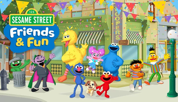 芝麻街：朋友与乐趣（Sesame Street: Friends & Fun） 游戏封面