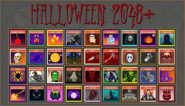 万圣节2048（Halloween 2048） 游戏封面