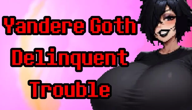 病娇哥特不良少女麻烦（Yandere Goth Delinquent Trouble） 游戏封面