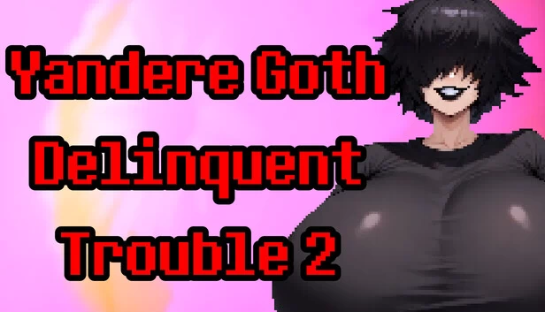 病娇哥特不良少女麻烦2(Yandere Goth Delinquent Trouble 2) 游戏封面