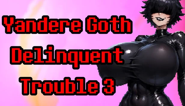 病娇哥特不良少女麻烦3（Yandere Goth Delinquent Trouble 3） 游戏封面