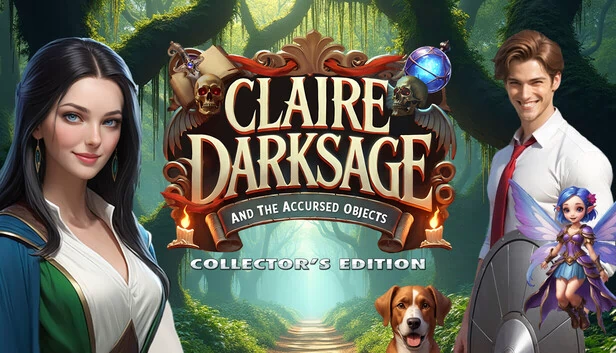 克莱尔·达克塞奇与被诅咒之物 收藏版(Claire Darksage and the Accursed Objects Collector's Edition) 游戏封面