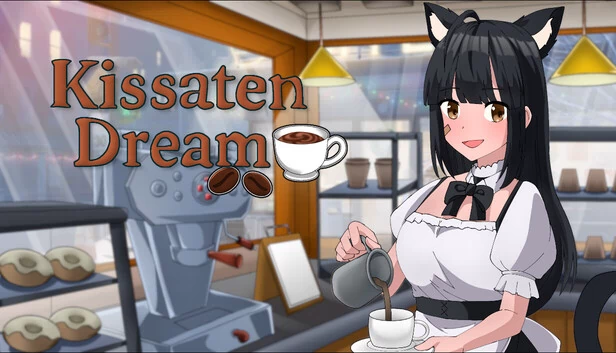 Kissaten Dream - 动漫咖啡店模拟器!(Kissaten Dream - Anime Coffee Shop Simulator!) 游戏封面
