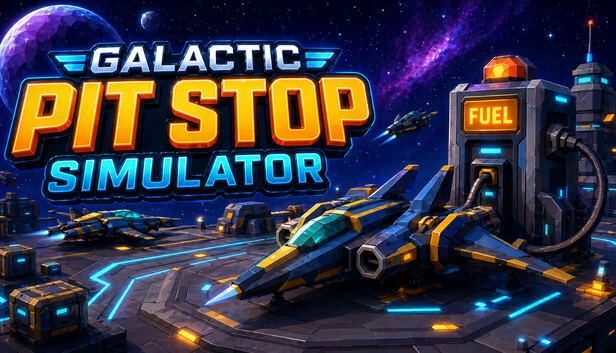 银河休息站模拟器（Galactic Pit Stop Simulator） 游戏封面