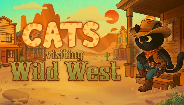 猫咪游历狂野西部（Cats Visiting Wild West） 游戏封面