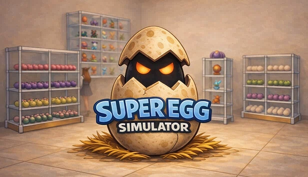 超级鸡蛋与集换式卡牌店模拟器（Super Egg & TCG Card Shop Simulator） 游戏封面