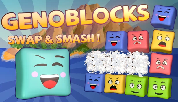 Genoblocks：交换与粉碎！（Genoblocks: Swap & Smash!） 游戏封面