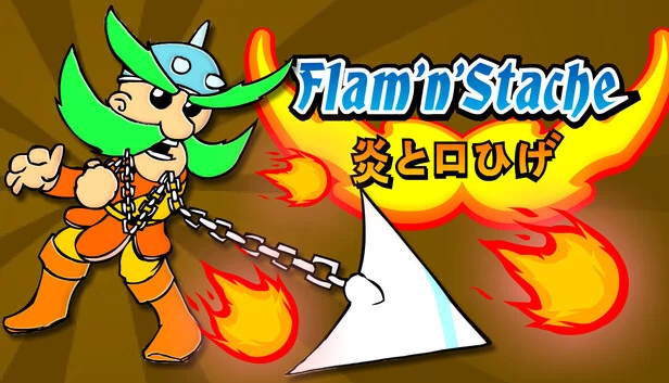 Flam'n'Stache（Flam'n'Stache (炎と口ひげ)） 游戏封面